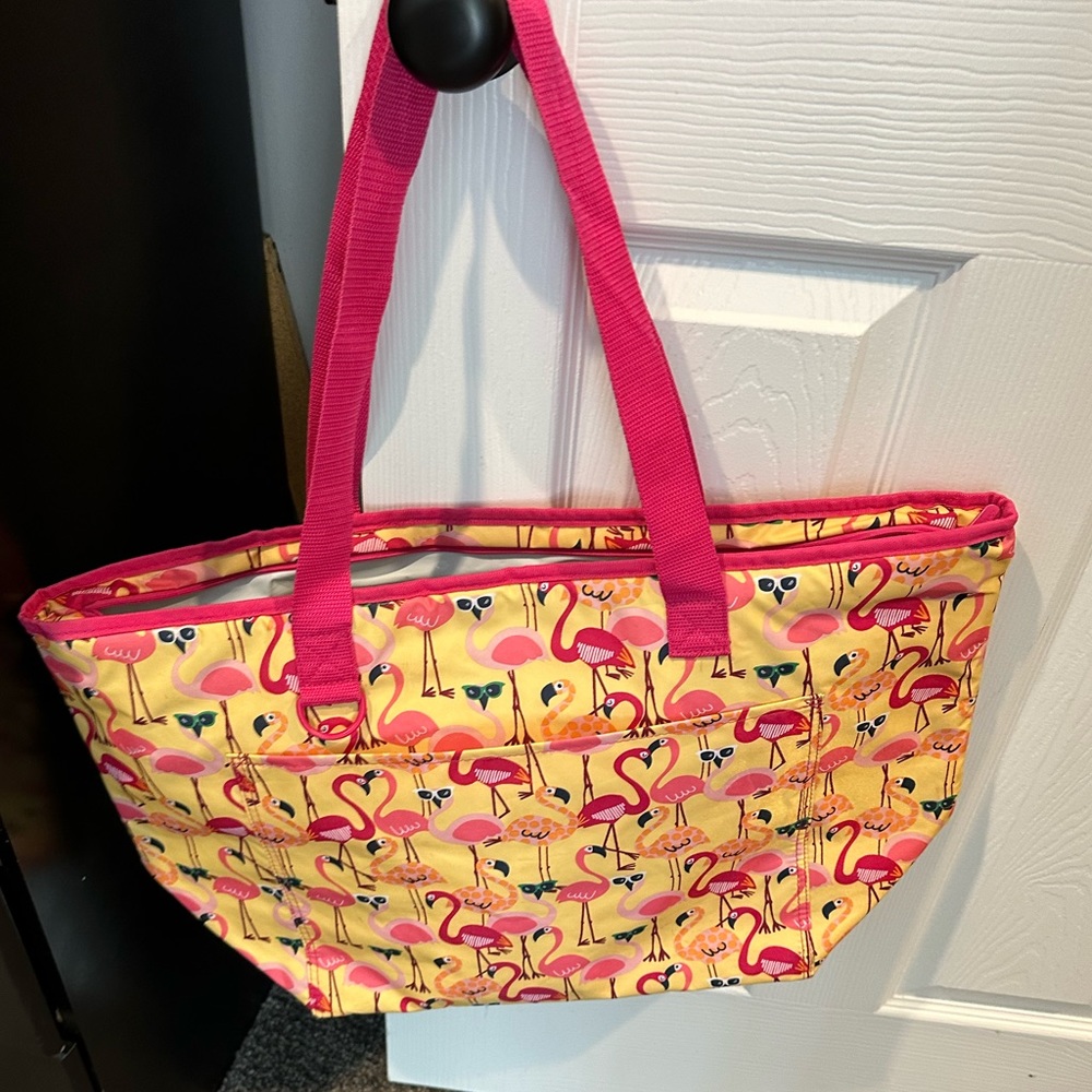 Flamingo bag/cooler
